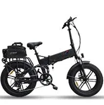 ENGWEEngineX 250W Electric Bike Full Suspension Foldable E-bike 20x4.0 Fat Tires