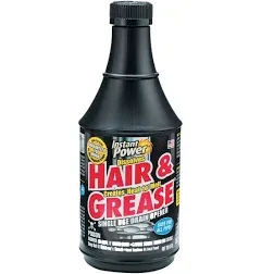 Instant Power Drain Cleaner Hair and Grease Opener Liquid Clog Remover 20 Oz.