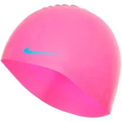 Nike JR Solid Silicone Swim Cap- Mint Candy