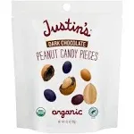 Justin's Dark Chocolate Organic Peanut Candy Pieces