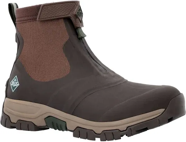 Muck Boots Men&#039;s Apex Mid Zip Olive Waterproof Boots AXMZ302