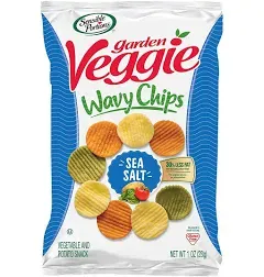 Sensible Portions Garden Veggie Chips, Sea Salt, 1 oz, 24 PK