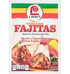 Lawrys Spices & Seasoning Mix, Chicken Fajitas - 1.0 oz