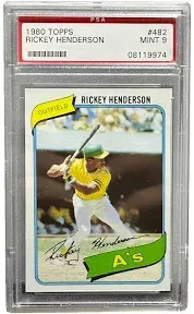 Topps Rickey Henderson 1980 Topps Rookie