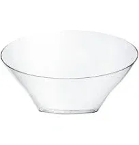 Plasticpro Disposable Angled Plastic Serving Bowls