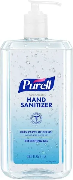 Purell Advanced Refreshing Gel Hand Sanitizer, 1 Oz, Clean Scent