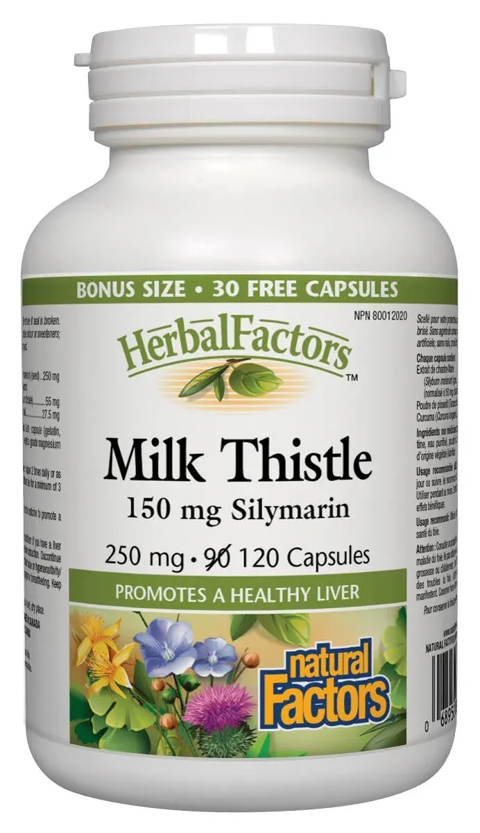 Natural Factors Milk Thistle Phytosome 90 Capsules