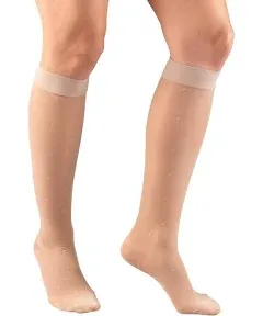 Truform Women's Stockings Knee High Sheer