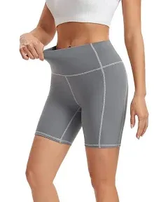 LXNMGO Women's High Waist Yoga Shorts