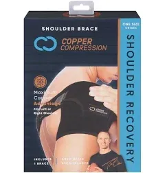 Copper Compression Recovery Shoulder Brace