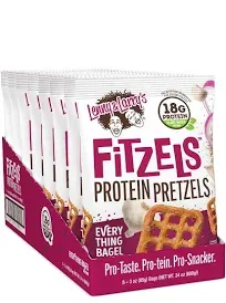 Lenny & Larry's Fitzels Everything Bagel Seasoned Protein Pretzels (3 oz)