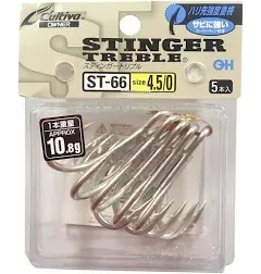 Owner ST-66 Triple Hook Stinger Triple Hook Fishing Hook 11519