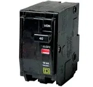 Square D QO240CP QO 40 Amp 2-Pole Circuit Breaker