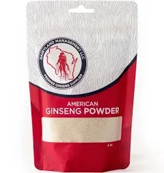 Dairyland Premium American Ginseng Powder 西洋参 4 oz Pack of Wisconsin Ginseng Root Powder