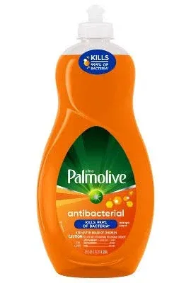 Palmolive Ultra Antibacterial Dishwashing Liquid, 20 oz Bottle, 9/Carton