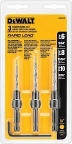 DeWalt DW2535 3 Piece Countersink Set