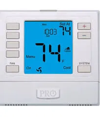 PRO1 IAQ T755 3 Hot/2 Cold 7 Day Programmable Thermostat