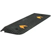 BENTISM Rubber Threshold Ramp Door Ramp 1&#034; Rise 33069 lbs Load Rubber Curb Ramp