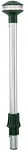 Perko 1440DP2CHR Inland-Series Reduced Glare White All-Round Pole Light - 24" Height, 0° Rake