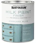 Rust-Oleum 331053 Milk Matte Kensington Gray Chalk Paint 1 qt. (Pack of 2)