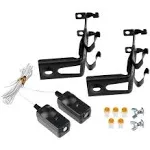 Safety Sensor Beam Eyes for 41A5034 Liftmaster Sears Chamberlain Craftsman Garage Door Opener w/Brackets (1 Door)