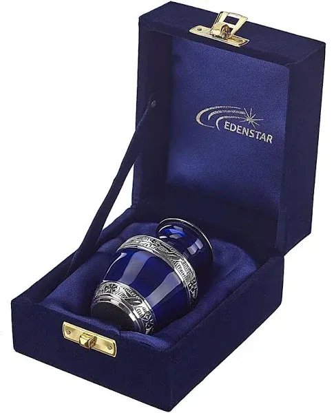 Edenstar Nextg Premium Quality Memorial Mini Keepsake Urn Handcrafted to Perfection Engraved with Unique Design