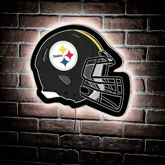 Evergreen Pittsburgh Steelers LED Round Wall Decor