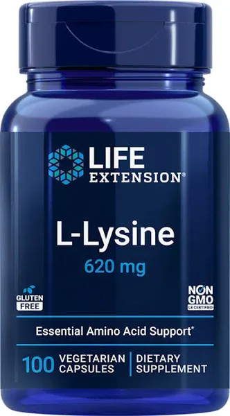 Life Extension L-Lysine 620 mg