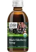 Gaia Herbs Black Elderberry Syrup - 5.4 fl oz bottle