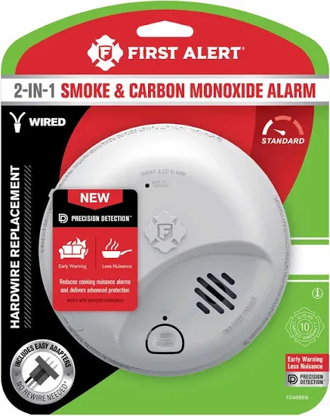 BRK Electronics First Alert Smoke & Carbon Monoxide Alarm SMICO105-AC