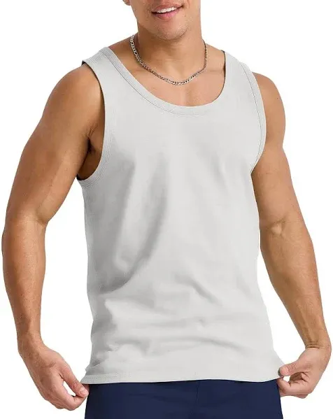 Hanes Men's Tank Top Sleeveless Shirt Tri-Blend Originals Lightweight sz