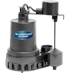 SUPERIOR PUMP Submersible Sump Pump 92572