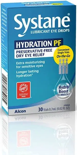 Hydration Multi-Dose Preservative-F<wbr/>ree Eye Drops Dry Eye Relief Twin Pack (2X10M