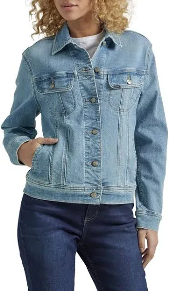 Women&#039;s Lee Regular Fit Jean Jacket Color: Solstice MSRP $69 P