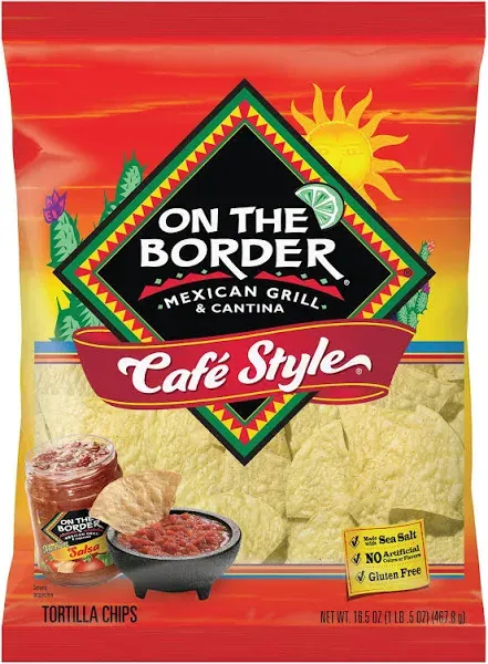 On The Border Cafe Style Tortilla Chips