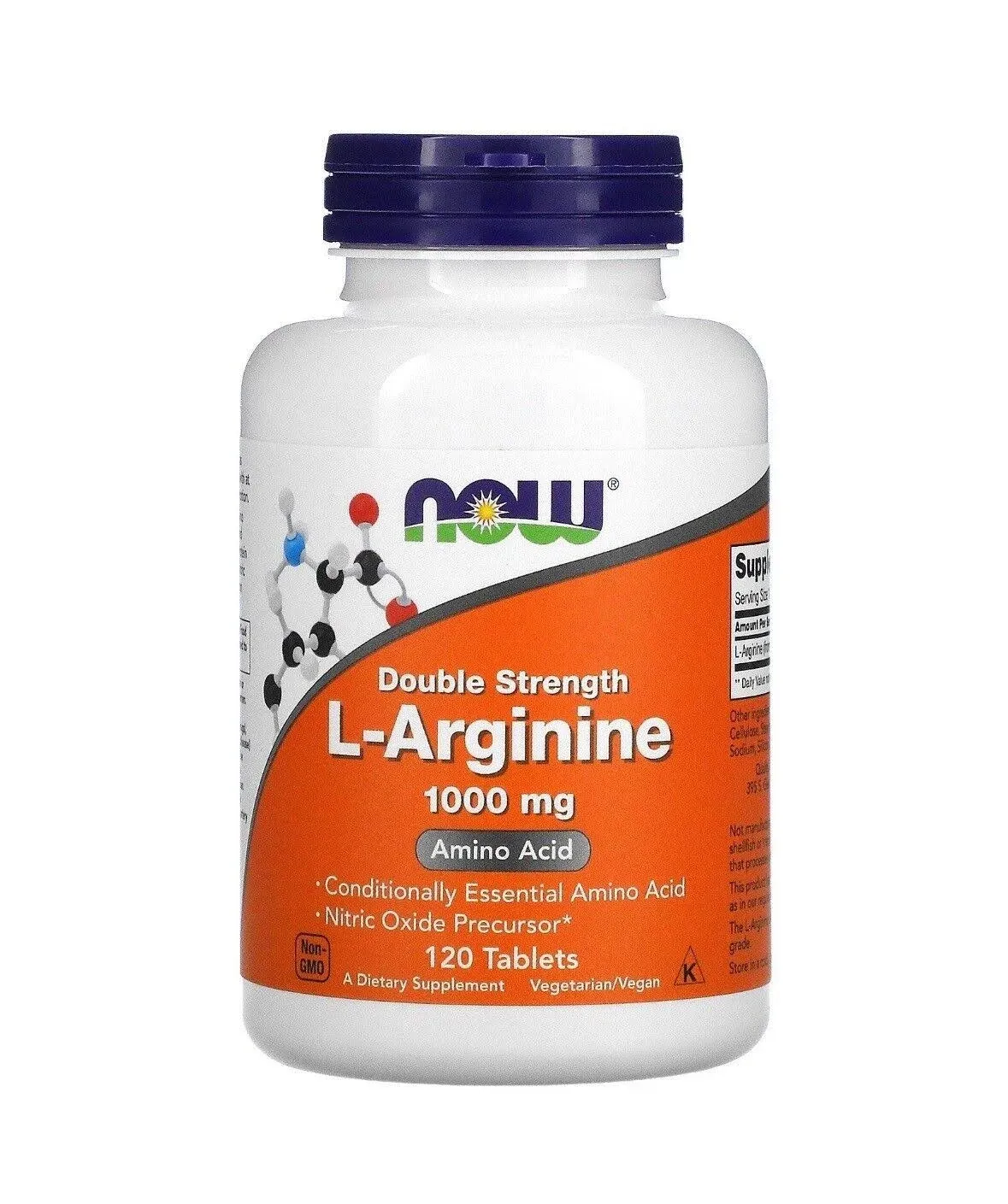 Now Foods L-Arginine 1000mg - 180 Tablets