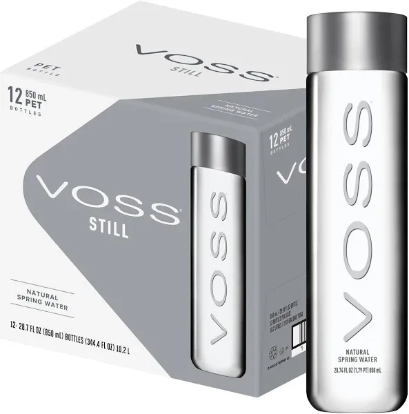 Voss Water Artesian Still Glass 12.7 fl oz Pack of 24