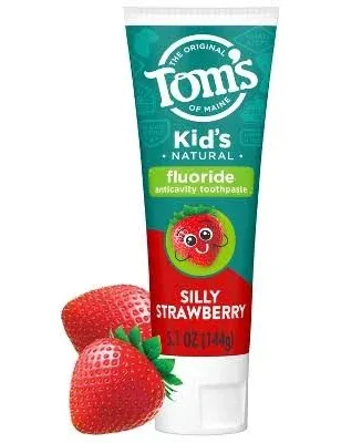 Tom's of Maine Silly Strawberry Children's Toothpaste