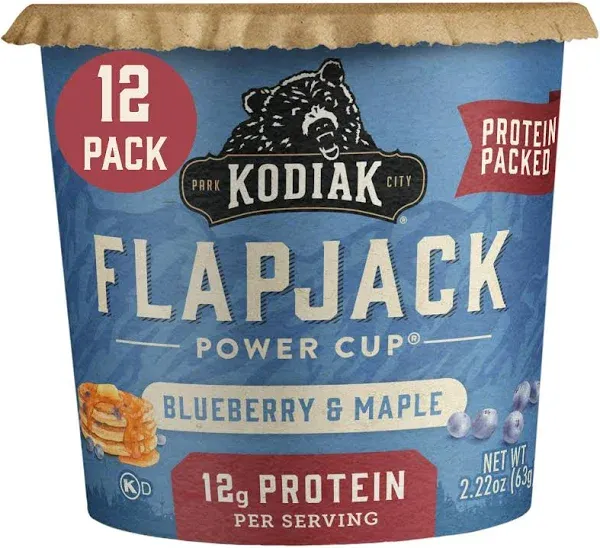 Kodiak Cakes Pancake On The Go, Blueberry and Maple, 2.16 Ounce