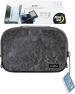 Nite Ize Runoff Waterproof Packing Cube, Size Medium, Compressible Waterproof Travel Bag. Tough Trusted Protection for Water Sports and Adventure Travel, Black