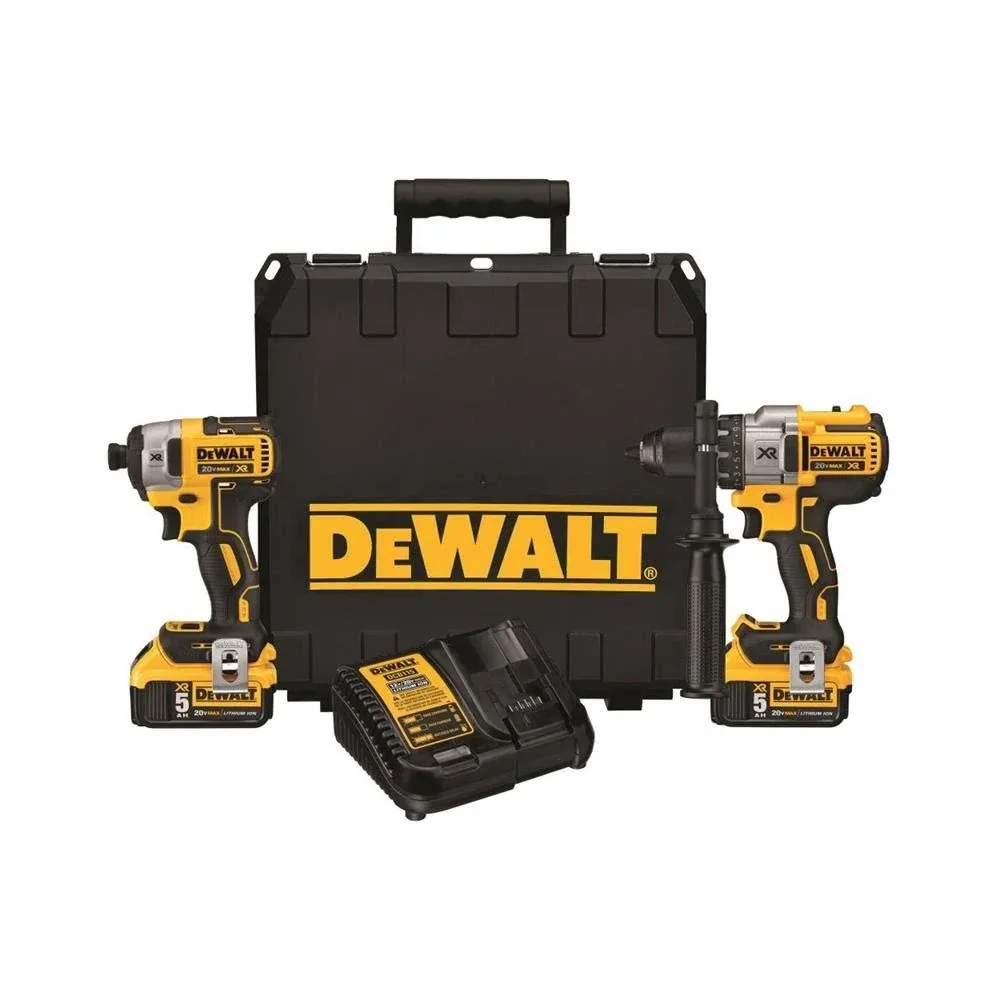 DeWalt 20V Max Cordless Brushless XR Hammerdrill & Impact Driver Combo Kit DCK299P2