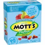 Mott's Medleys Fruit Flavored Snacks OvNzb, Assorted Fruit, Value Pack, 90 Pouches