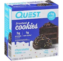 Quest Cookies Frosted Cake