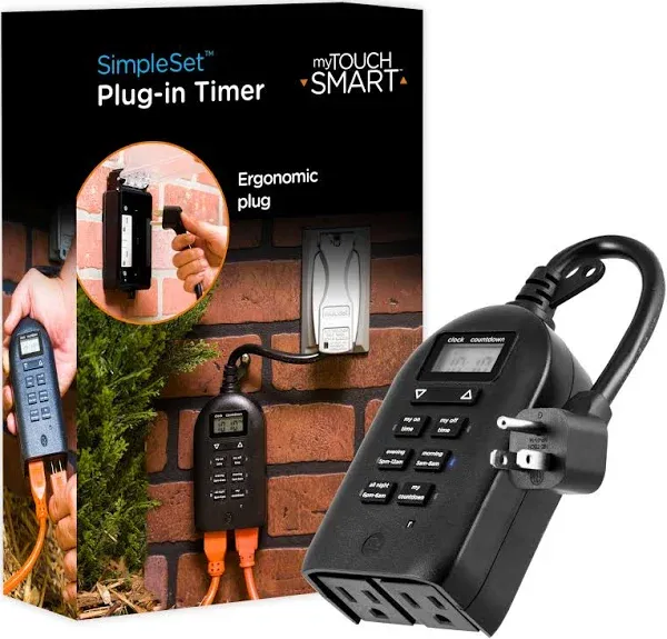 myTouchSmart Outdoor Plug Digital Timer