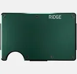 The Ridge RFID-Blocking Aluminum Money Clip Wallet - Forest Green