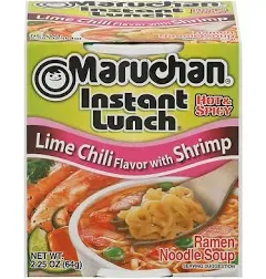 Maruchan Instant Lunch Ramen Noodle Soup Lime Chili Flavor with Shrimp