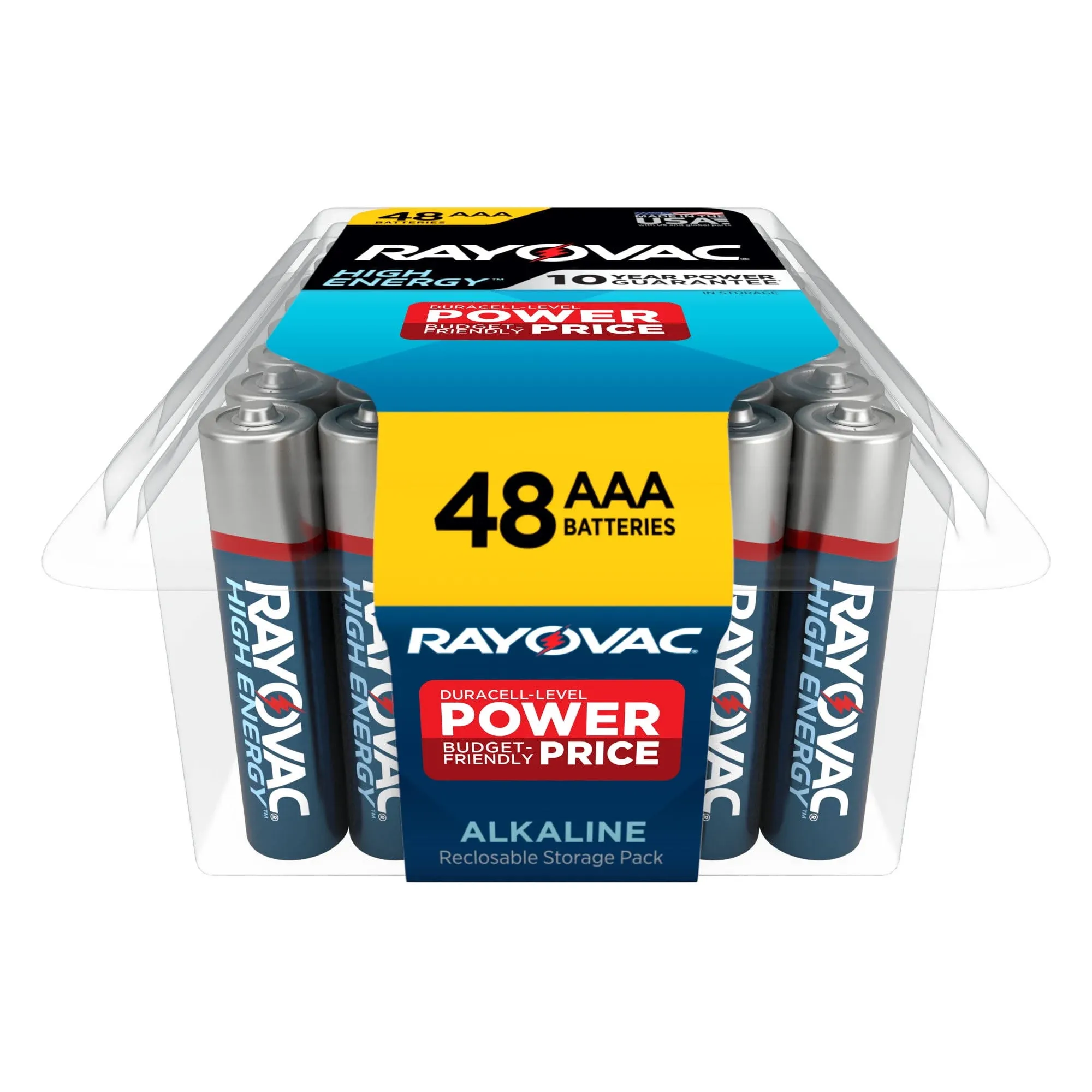 Rayovac Alkaline AAA Batteries, 48/Pack