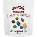 Justin's Dark Chocolate Organic Peanut Candy Pieces