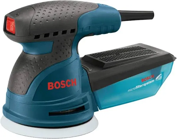 Bosch ROS20VSC 5&#034; Variable Speed Palm Random Orbit Sander Kit w/ Carry Bag NEW