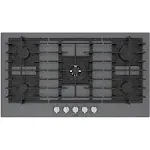 Bosch Benchmark 36" Gray Tempered Glass Gas Cooktop - NGMP677UC